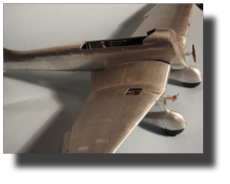 Junkers Ju 87 B-2. Scratch built in metal by Rojas Bazán. 1:15 scale. Model never completed, sold as it was.